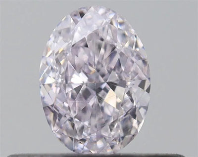 0.30ct Oval Natural Diamond (Colour Light Pink, Clarity VVS2, Cut EX, GIA Certified)