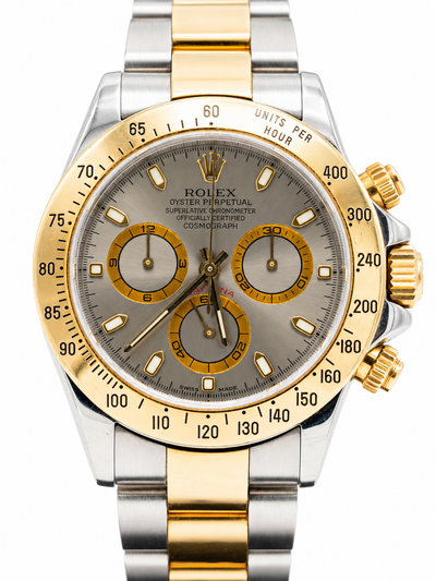 Rolex Cosmograph Daytona – Chronographe bicolore à cadran gris