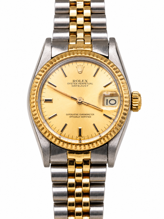 Rolex Lady-Datejust – Cadran champagne et bracelet bicolore