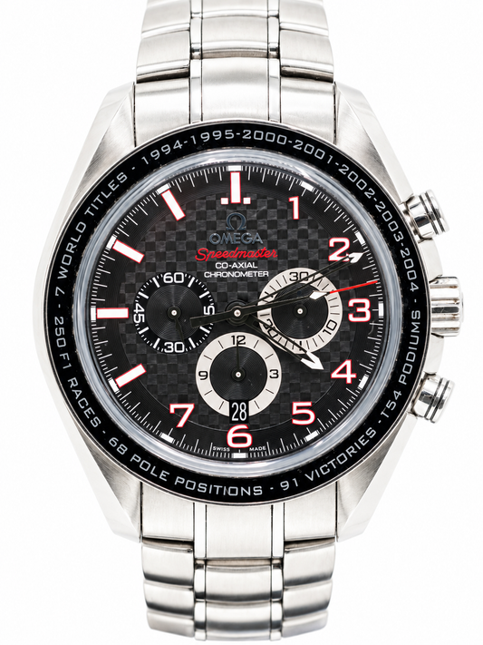 Omega Speedmaster Legend Schumacher – Chronographe à cadran noir