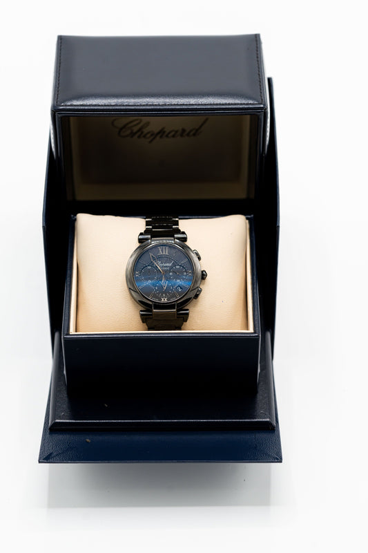 Chopard Chronographe Automatique – Cadran sombre et chiffres romains