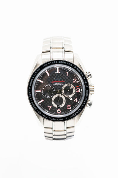 Omega Speedmaster Legend Schumacher – Chronographe à cadran noir