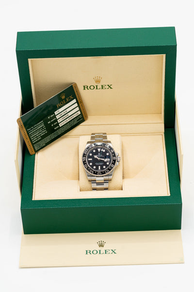 Rolex GMT-Master II – Lunette noire et aiguille GMT verte