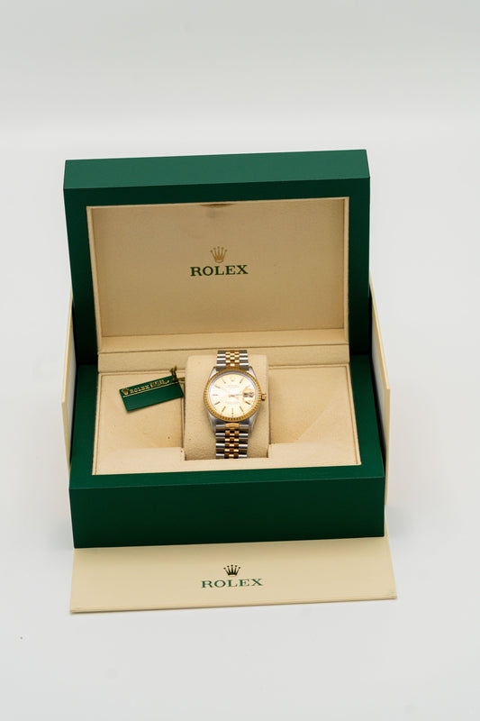 Rolex Oyster Perpetual Date – Cadran champagne et bracelet bicolore