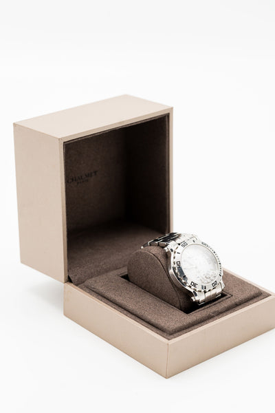 Chopard Happy Sport Chronographe – Cadran blanc et pierres mobiles