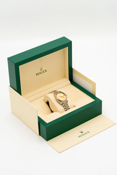 Rolex Lady-Datejust – Cadran champagne et bracelet bicolore