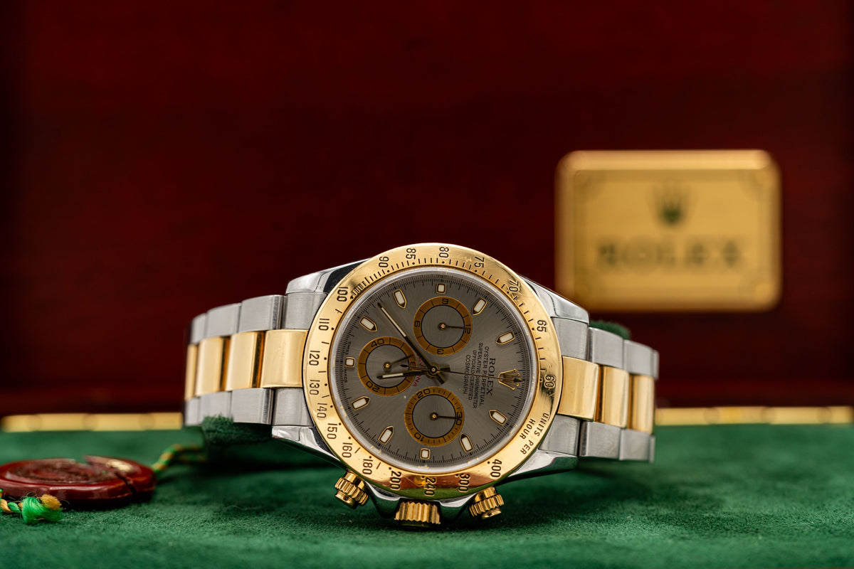 Rolex Cosmograph Daytona – Chronographe bicolore à cadran gris
