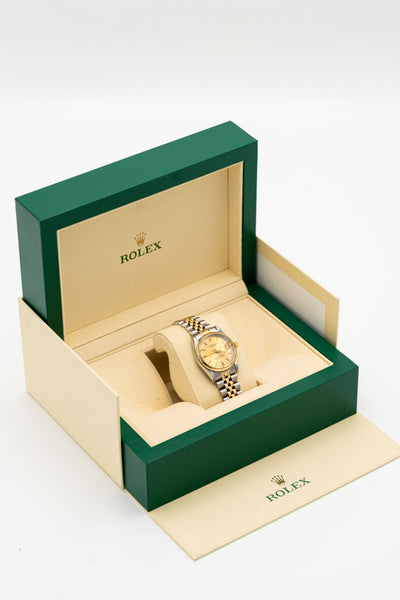 Rolex Datejust – Cadran champagne et bracelet Jubilee bicolore