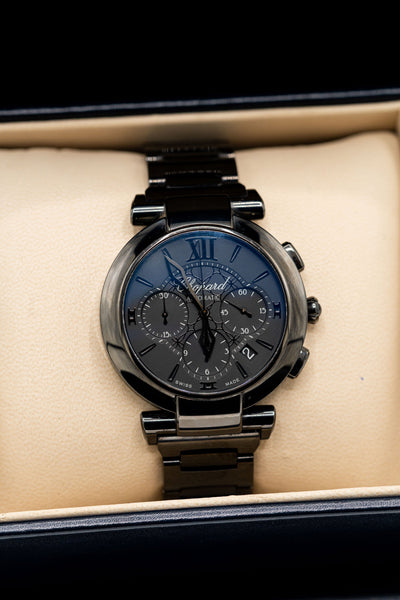 Chopard Chronographe Automatique – Cadran sombre et chiffres romains