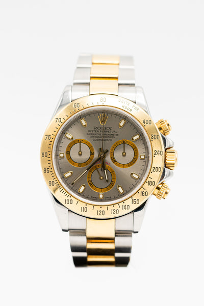 Rolex Cosmograph Daytona – Chronographe bicolore à cadran gris