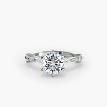 Solitaire with Eternity Pavé