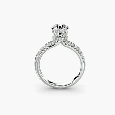 Solitaire with Pavé