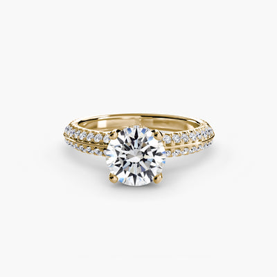 Solitaire with Pavé