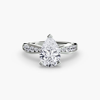 Solitaire with Pavé 3