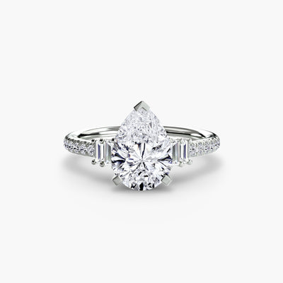 Solitaire with Pavé 4