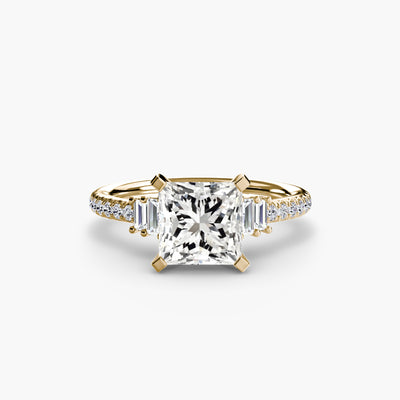 Solitaire with Pavé 4
