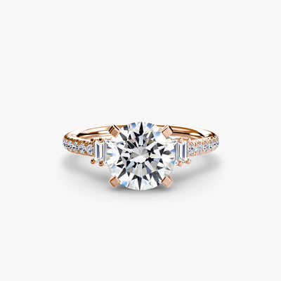 Solitaire with Pavé 4