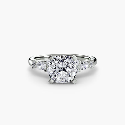 The Floral Accent Solitaire