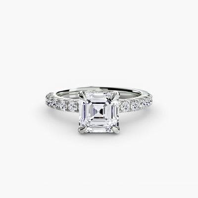 Solitaire with Pavé 6