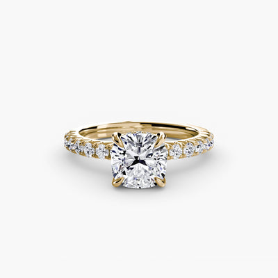Solitaire with Pavé 6