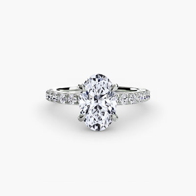 Solitaire with Pavé 6