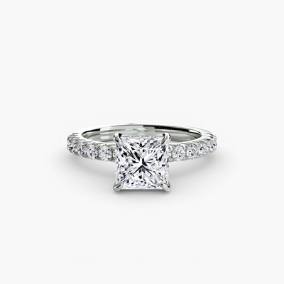 Solitaire with Pavé 6