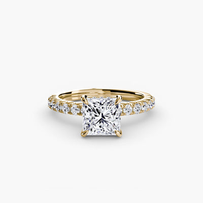 Solitaire with Pavé 6