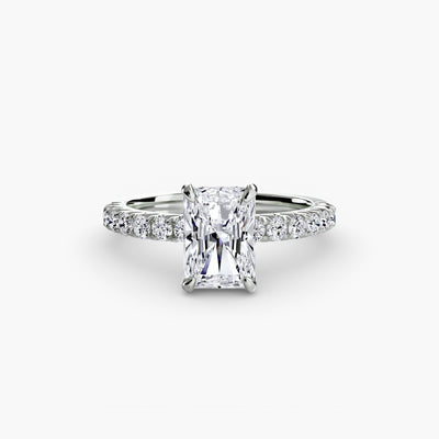 Solitaire with Pavé 6