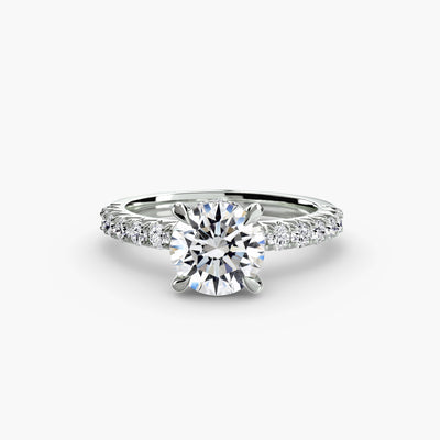 Solitaire with Pavé 6