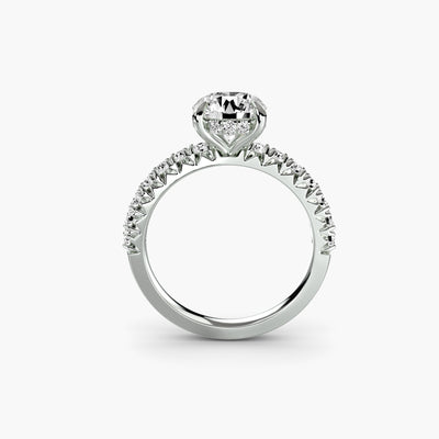 Solitaire with Pavé 6