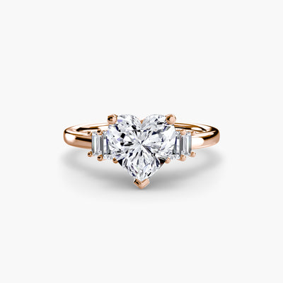 Baguette Accent Solitaire