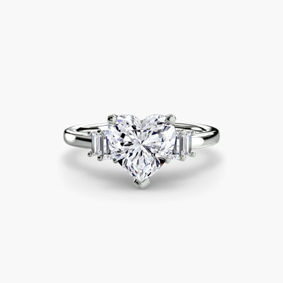 Baguette Accent Solitaire