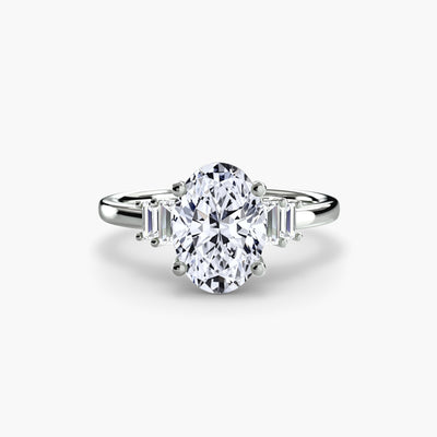 Baguette Accent Solitaire