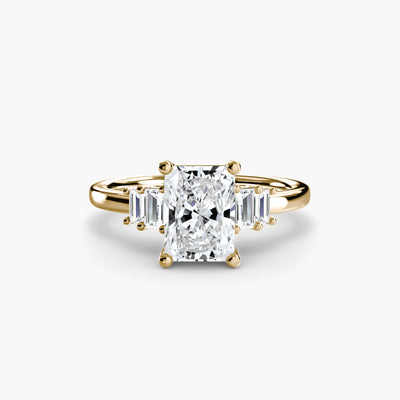 Baguette Accent Solitaire