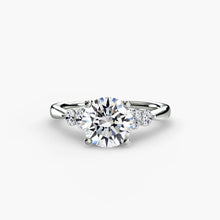 Solitaire with Shoulder Accents 2