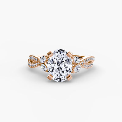 The Twist Pavé Ring
